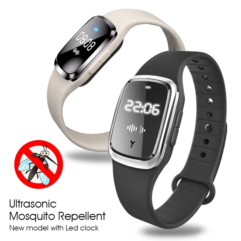 Новый ультразвуковой высокотехнологичный браслет отпугивателя комаров