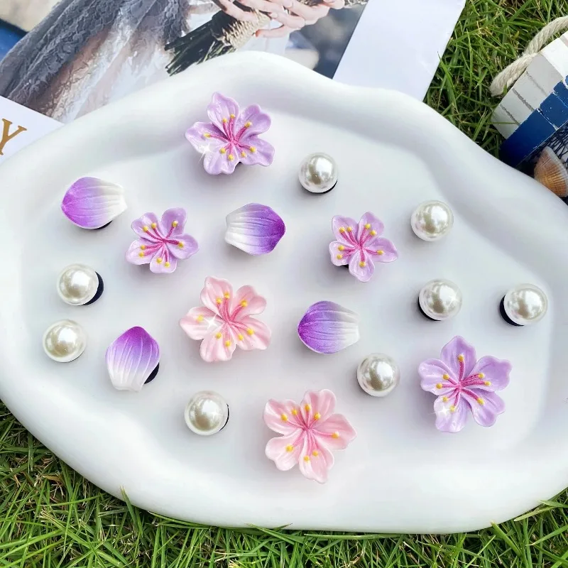 Популярные модные подвески для обуви для креативных ветвей и цветов - Фотография_4