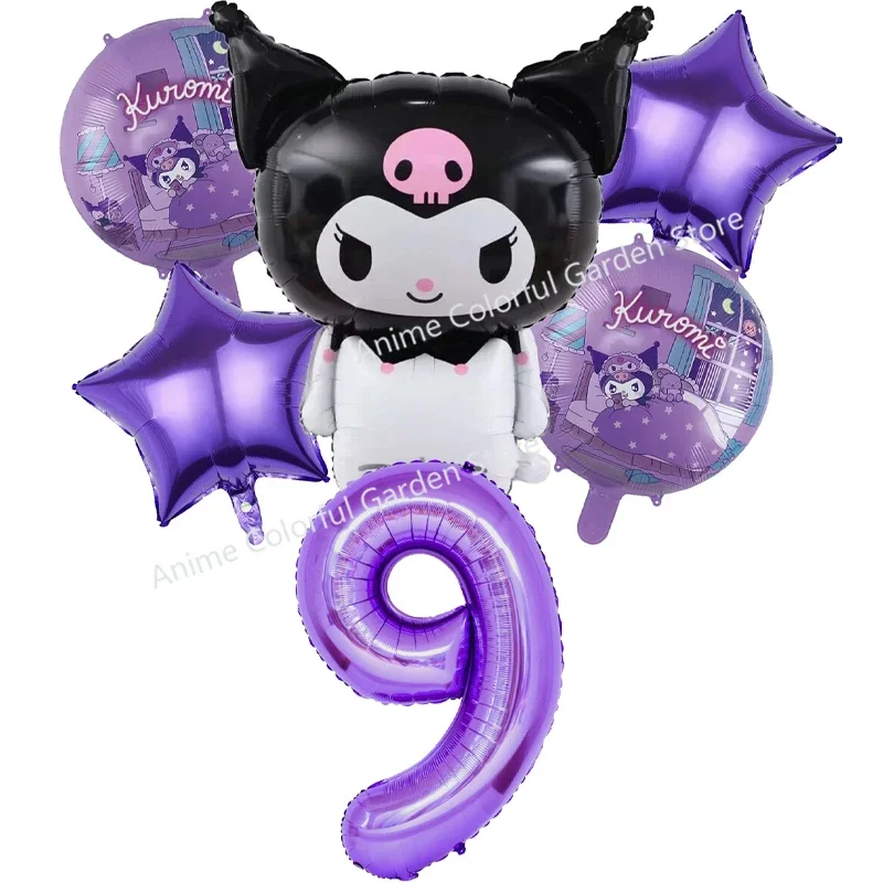 Набор воздушных шаров sanrio kuromi - Фотография_6