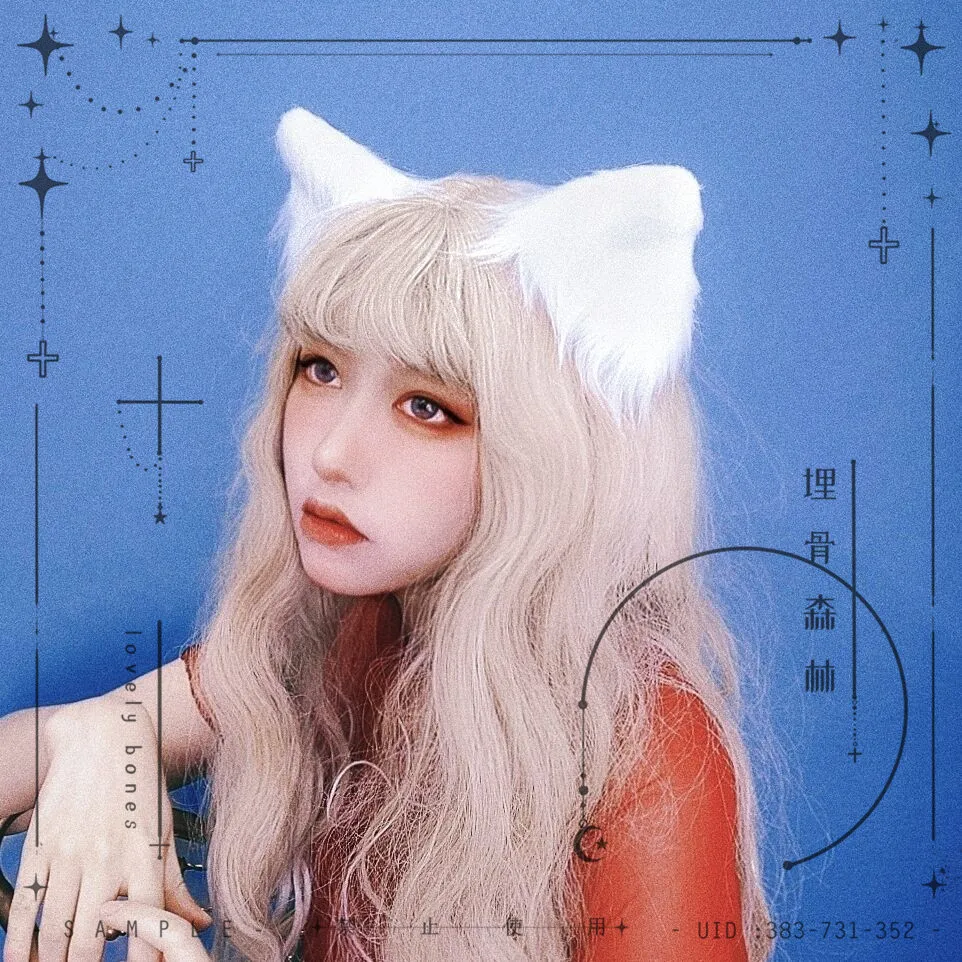 Кошачьи уши аниме лолита аксессуары - Фотография_4