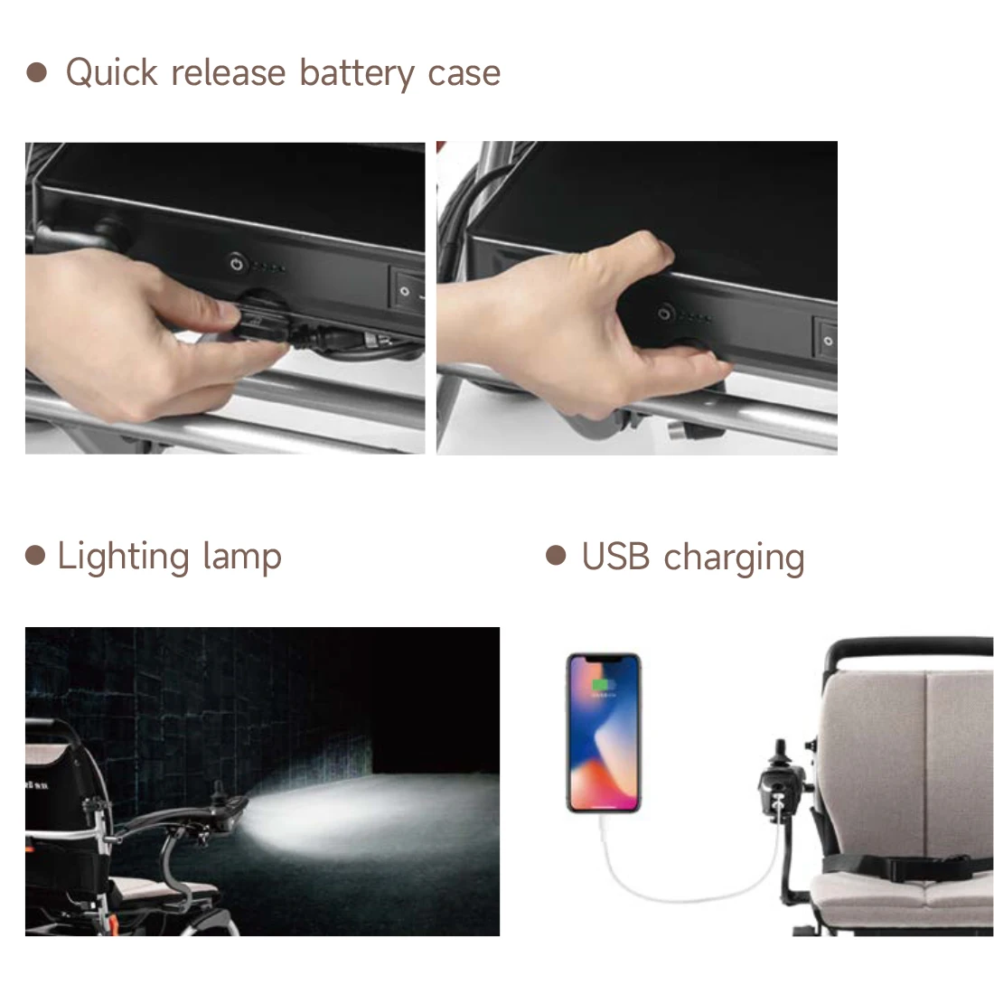 Yuwell d130el электрические инвалидные - Фотография_3