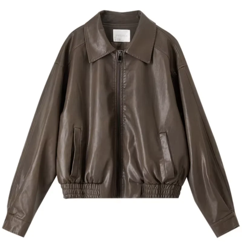 Sentubila женская кожаная куртка - Фотография_6