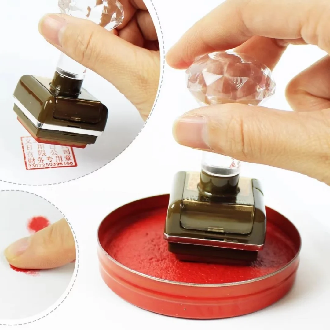 Красные чернильные подушечки для печати - Фотография_4