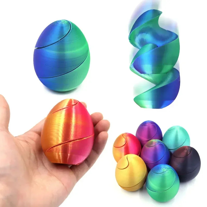 Новые спиральные яйца с 3d принтом