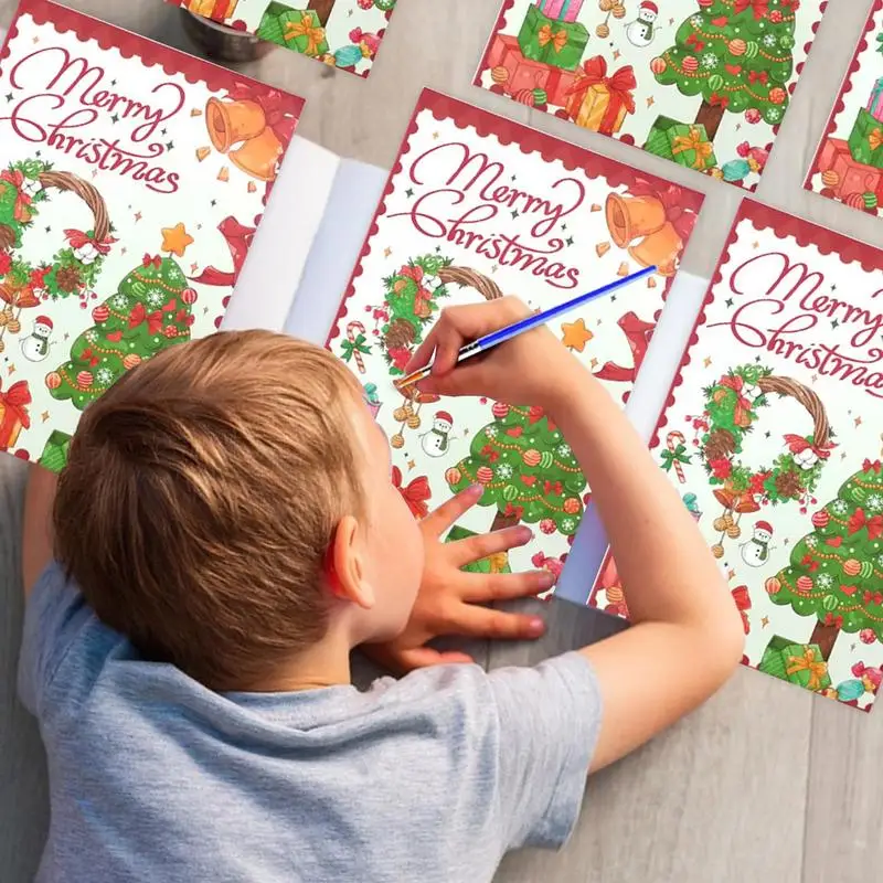 Рождественская книжка-раскраска для взрослых