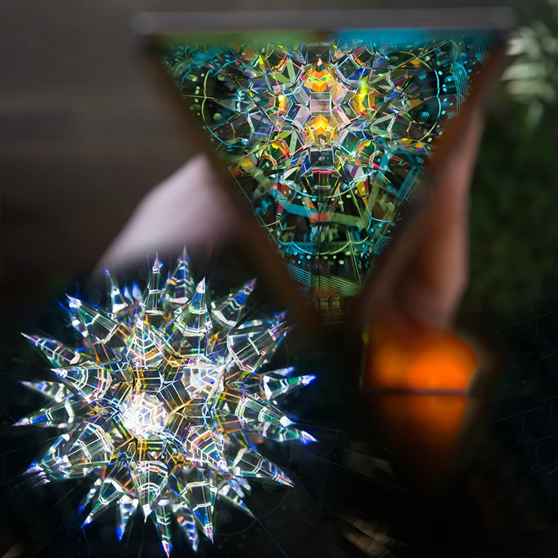 Витражный калейдоскоп star of bethlehem tiffany - Фотография_6
