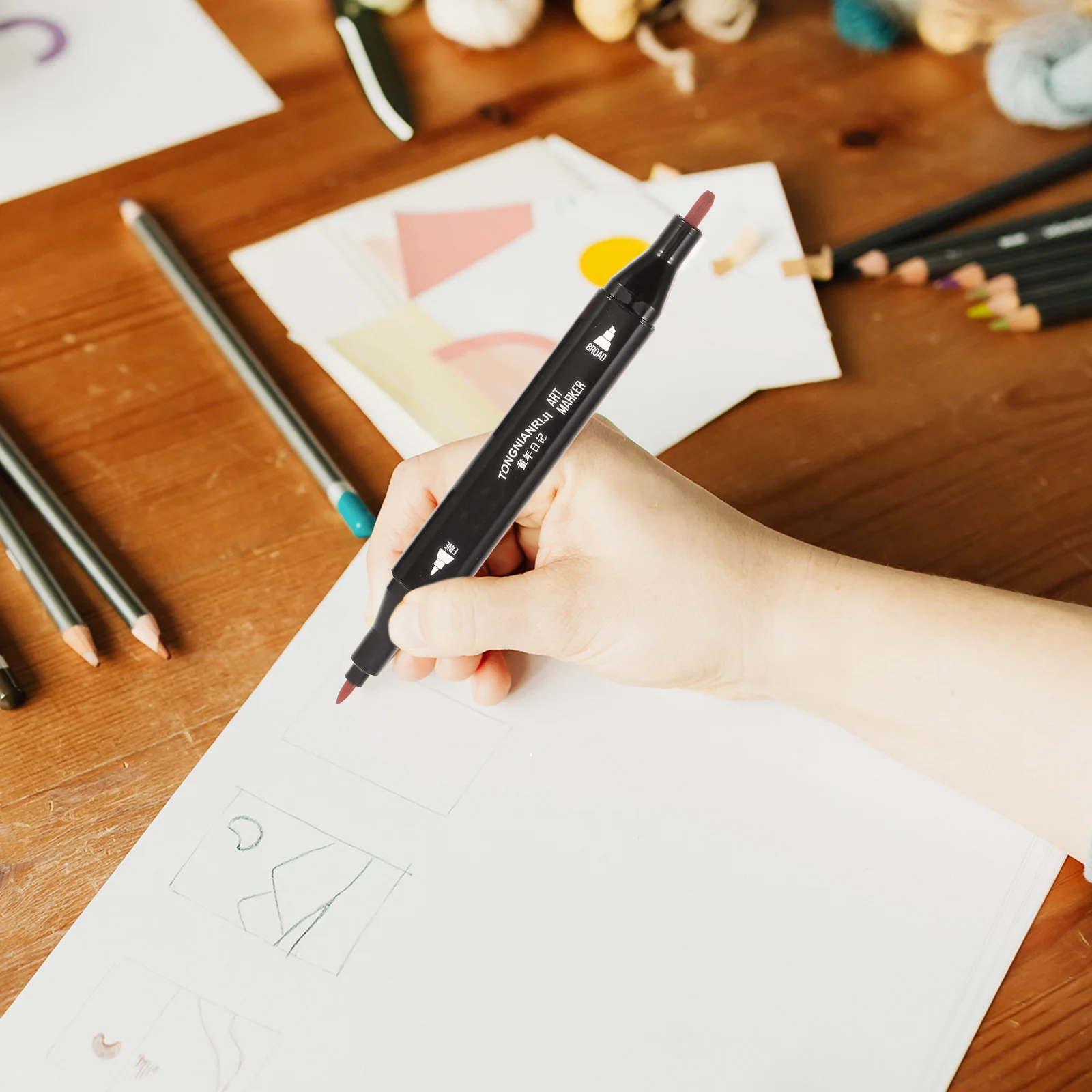 1 комплект двусторонних маркеров для художественных проектов - Фотография_5