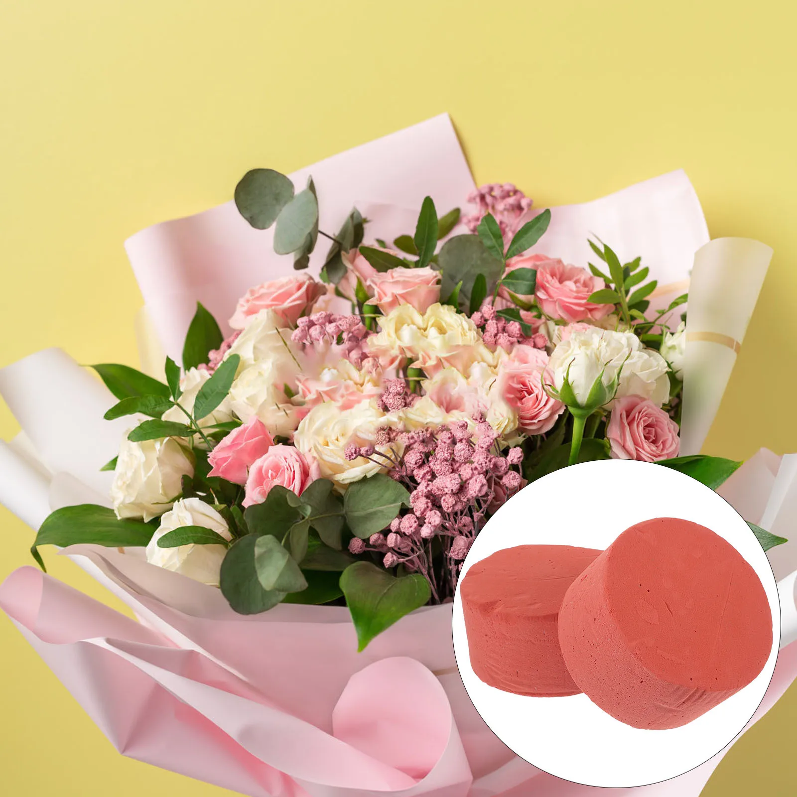 Круглые цветочные блоки для цветочных композиций