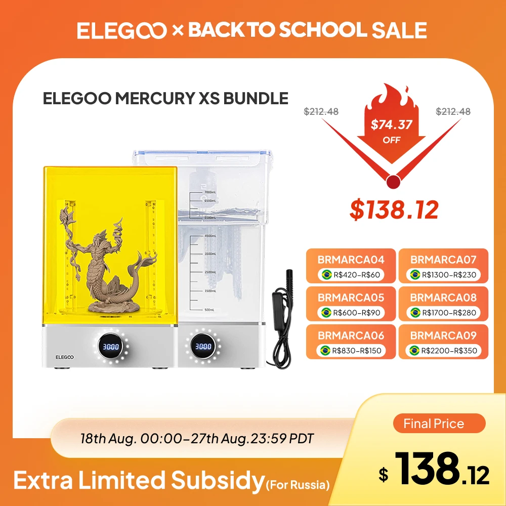 Elegoo mercury xs bundle wash and