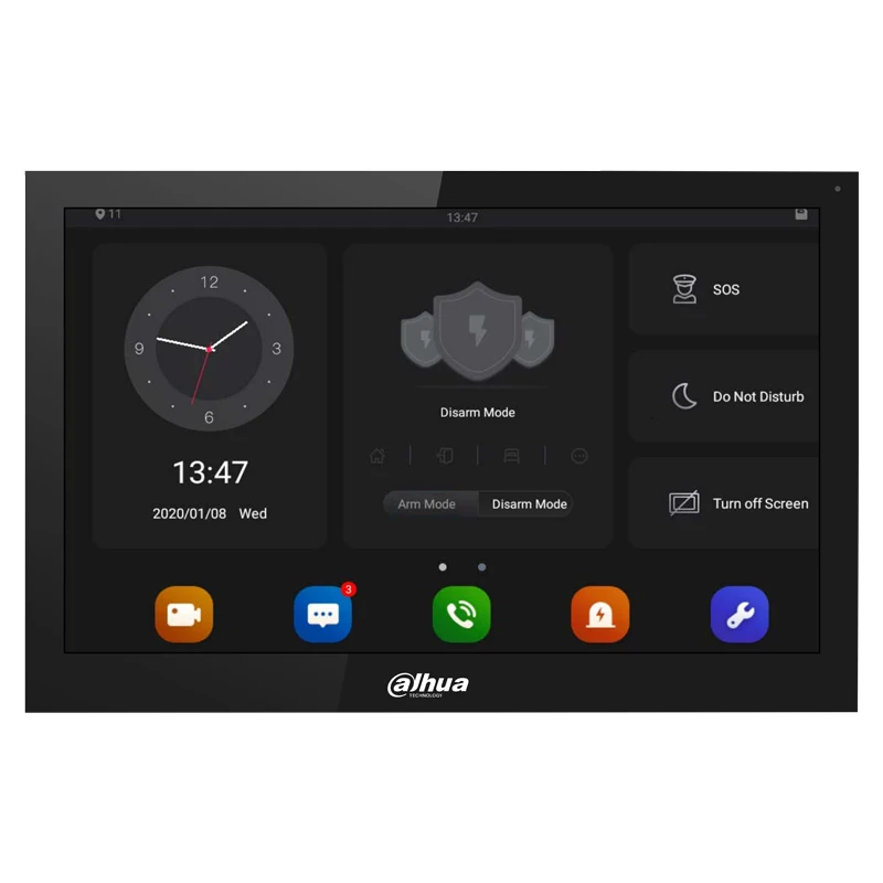 Dahua vth5341g-w android poe 10-дюймовый цифровой внутренний монитор - Фотография_2