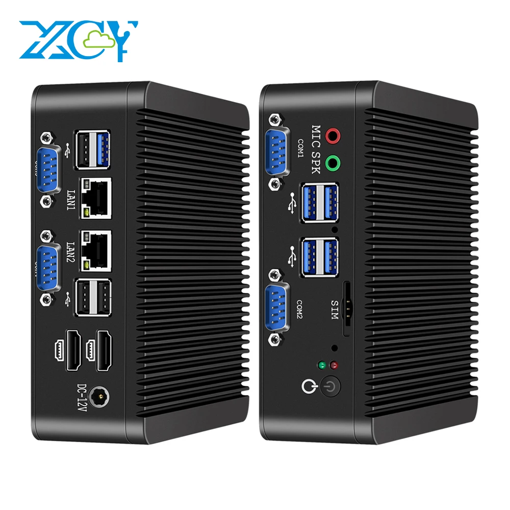 Xcy безвентиляторный мини-пк intel pentium j5005 ddr4 m