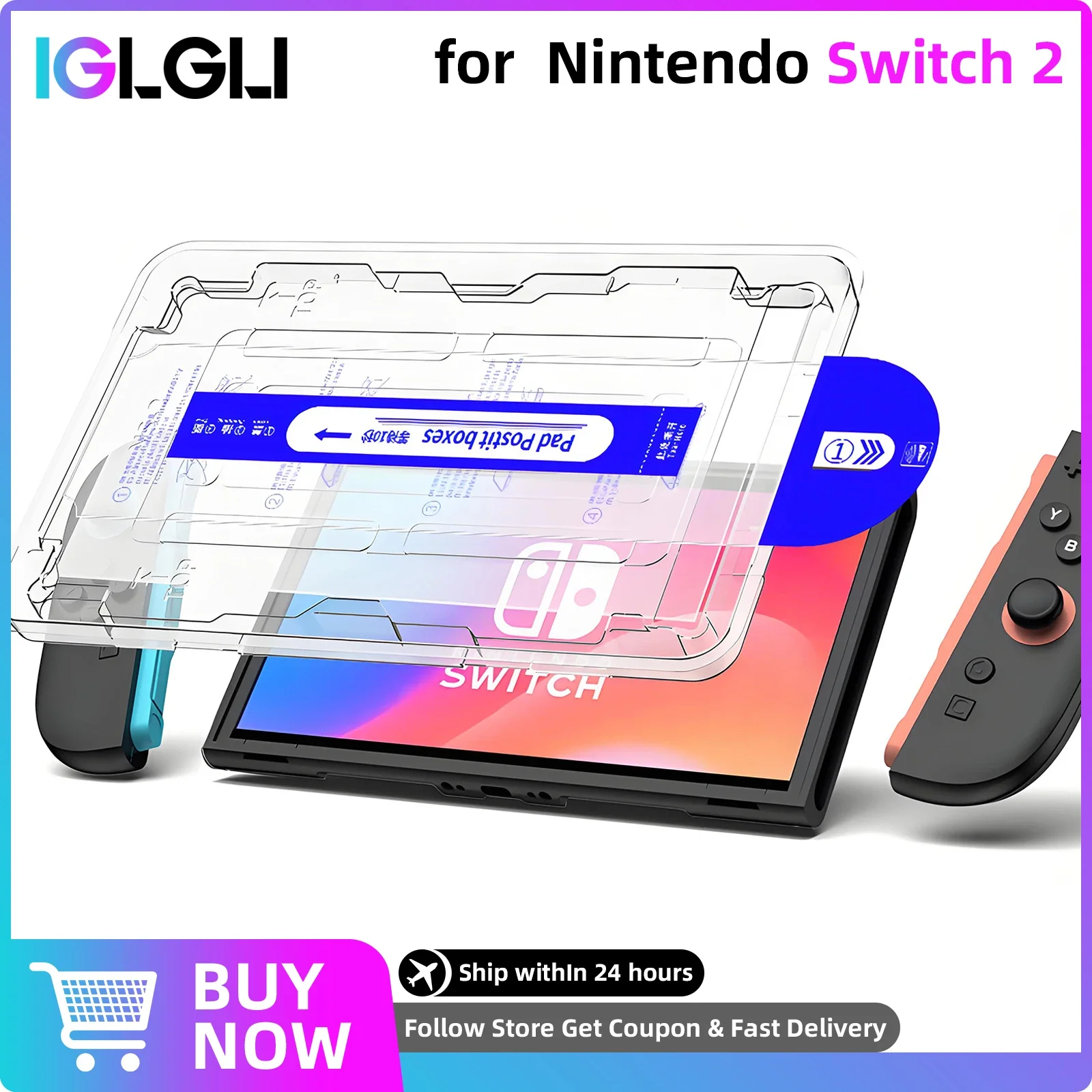Защитная пленка для экрана для nintendo switch 2 2025