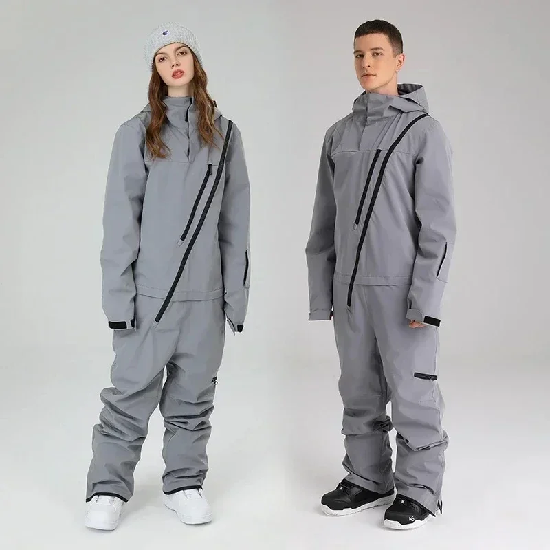 Новый цельный лыжный костюм для женщин и мужчин - Фотография_5