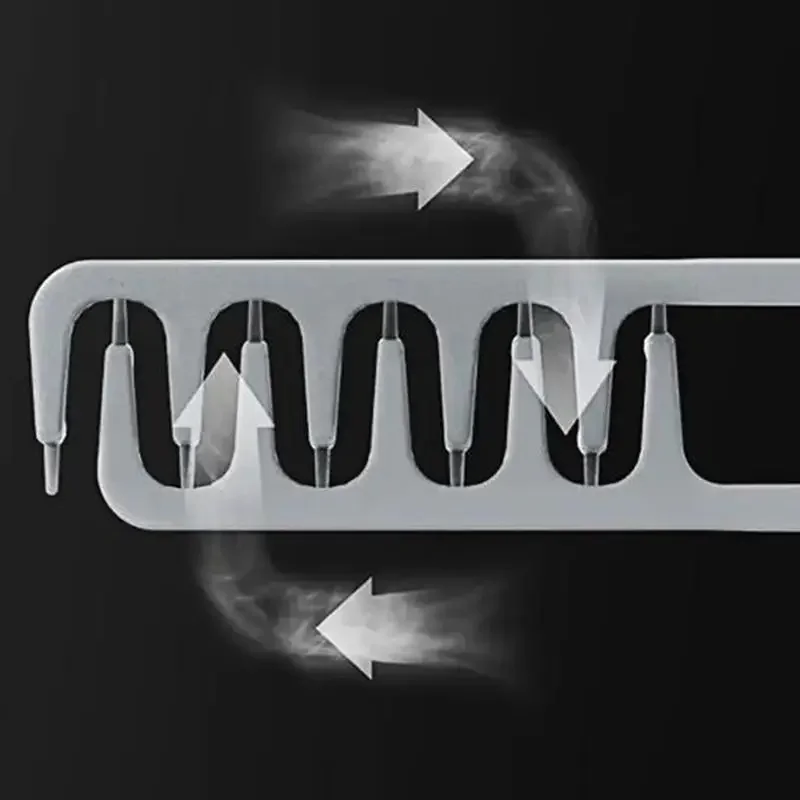 Расческа для укладки волос с широкими зубьями - Фотография_5