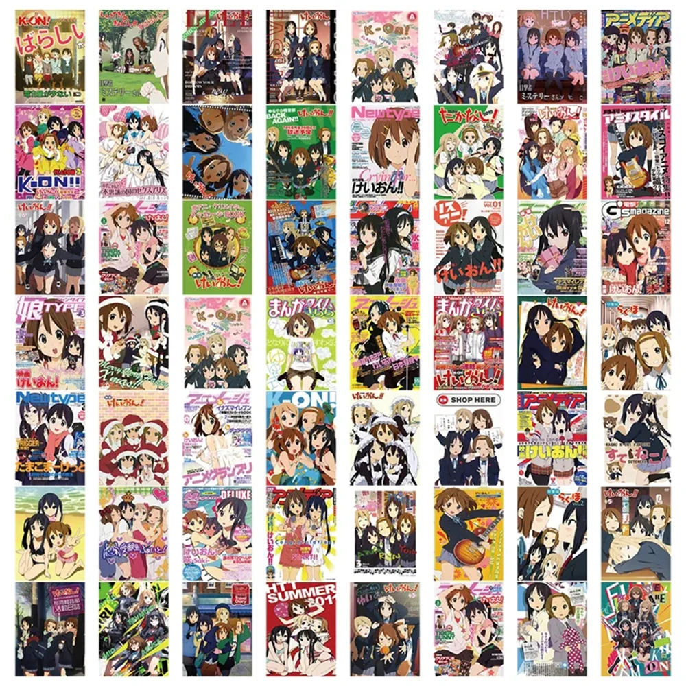 Милый аниме k-on！ плакат наклейки - Фотография_5