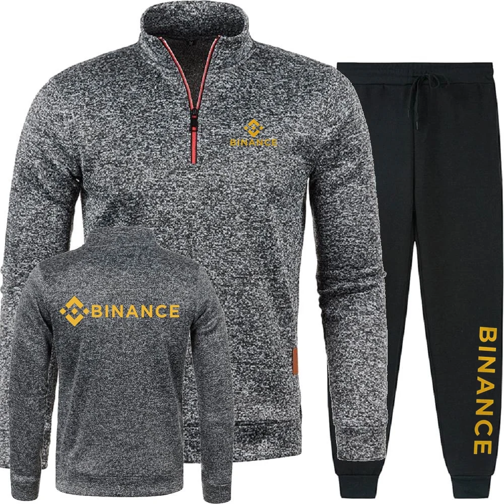 Новый мужской пуловер binance crypto - Фотография_6