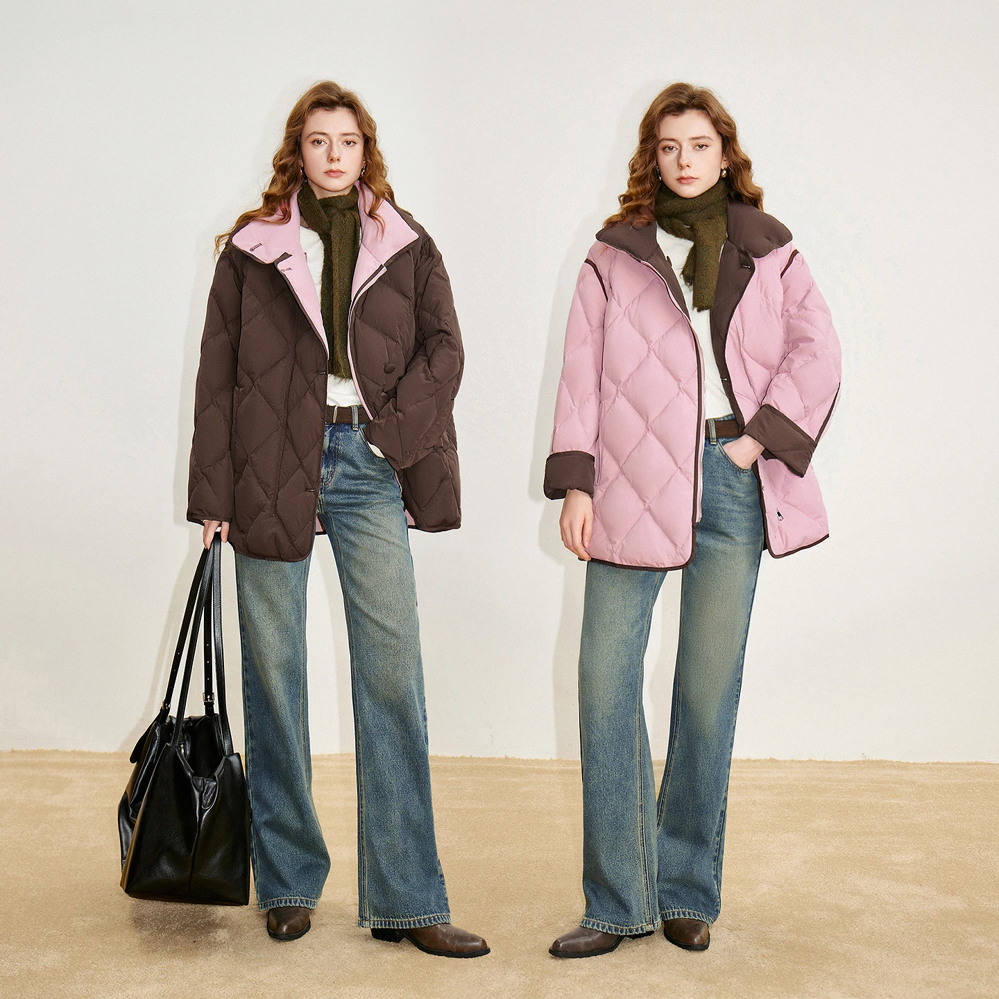 Toyouth женская куртка на 90% белом утином пуху - Фотография_4