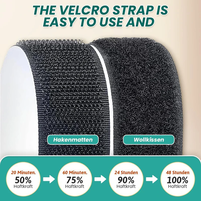 Прочная самоклеящаяся лента с крючком и петлей - Фотография_3