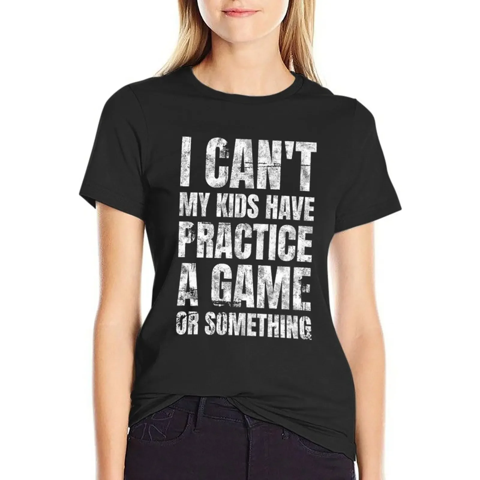 Футболка i can't my kids have practice a game or something