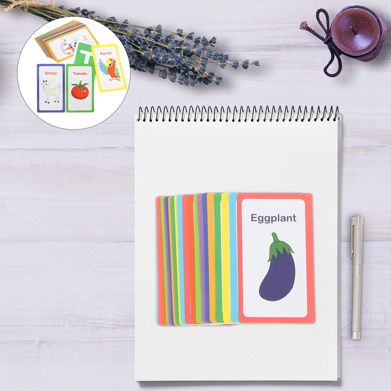 1 комплект, обучающие флэш-карты с алфавитом для малышей - Фотография_3