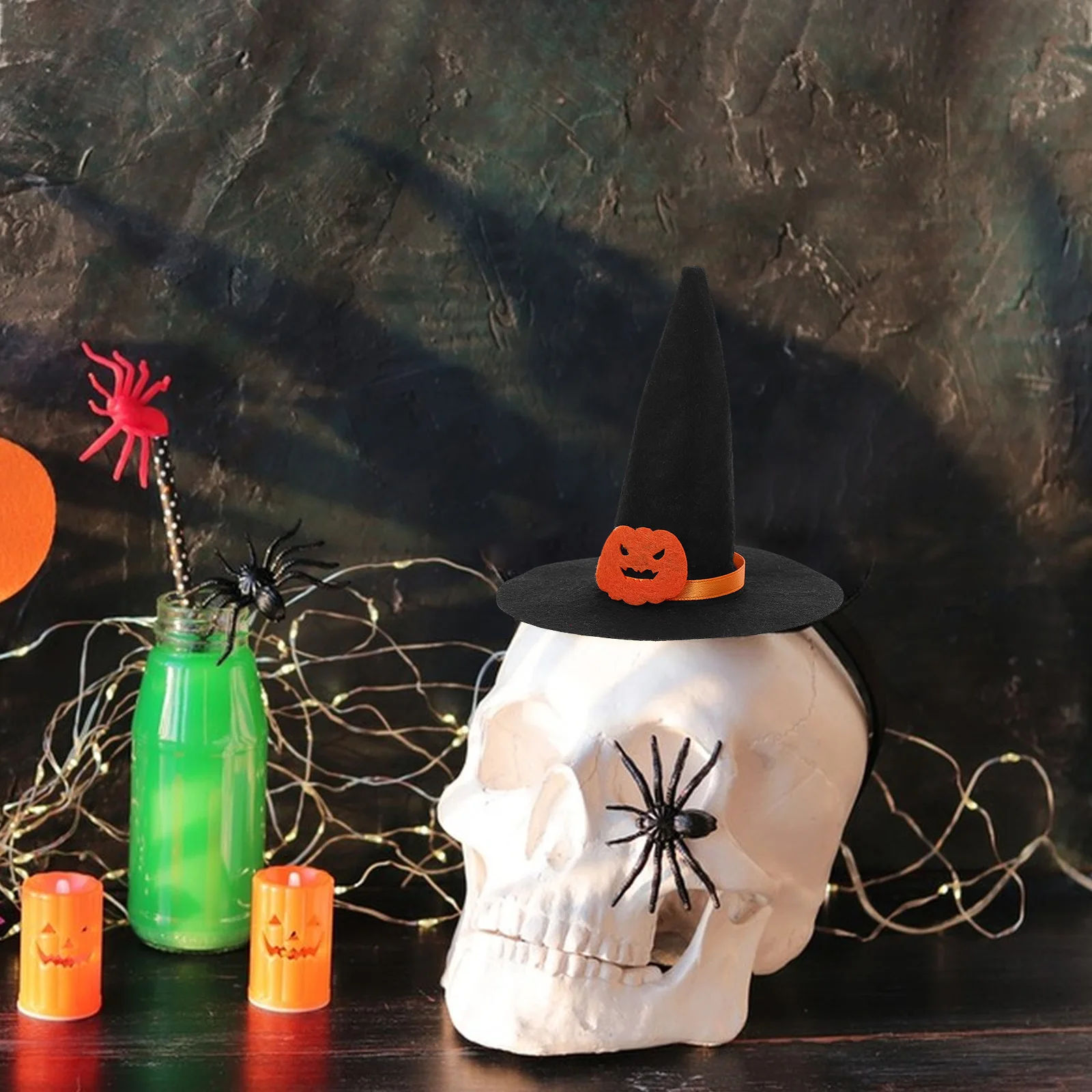 Мини-фетровая шляпа ведьмы - Фотография_2