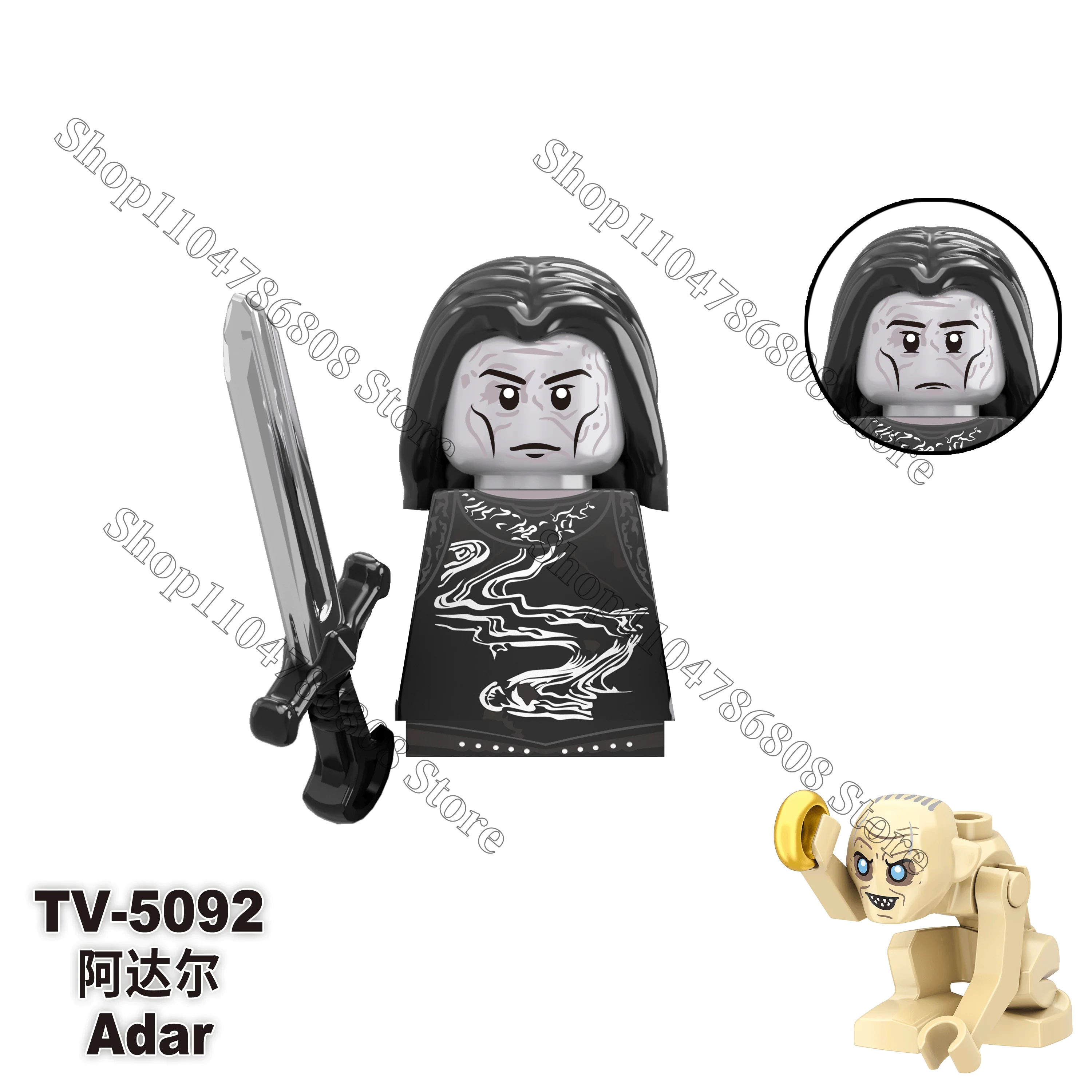 Фигурка аниме «властелин колец» урук-хай боромир orcs - Фотография_6