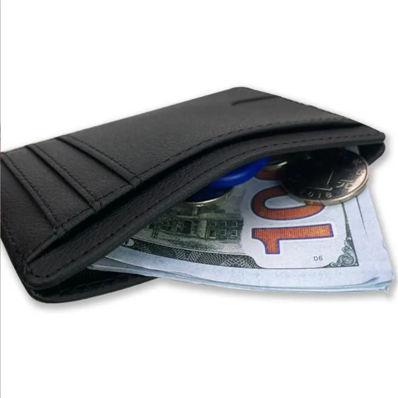 Тонкий кожаный кошелек с блокировкой rfid - Фотография_6