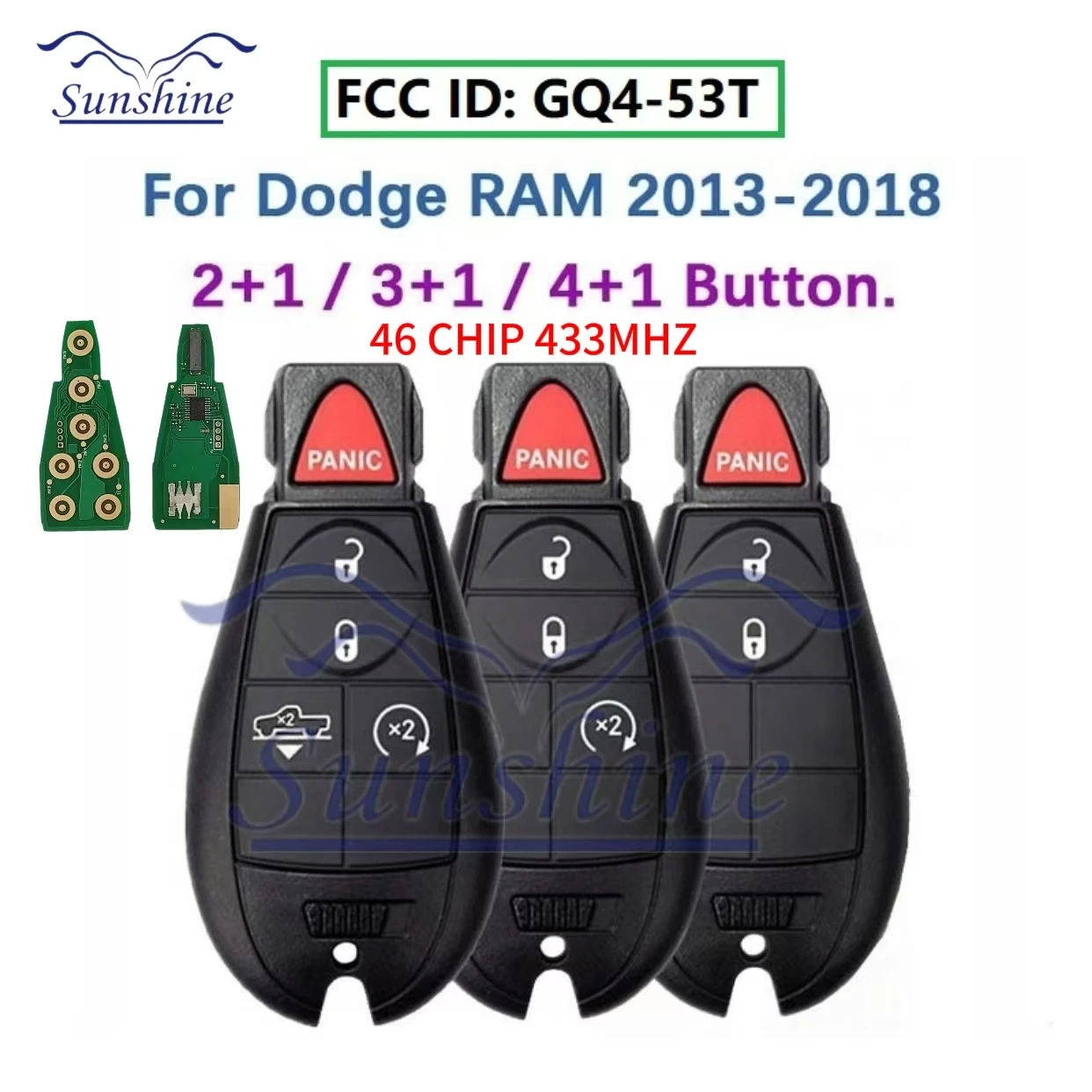 Sunshine car gq4 53t 433mhz smart