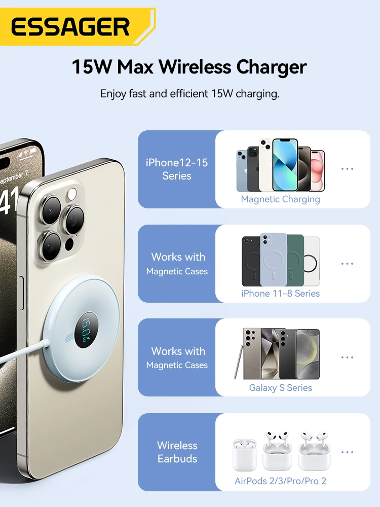 Магнитное беспроводное зарядное - Фотография_6