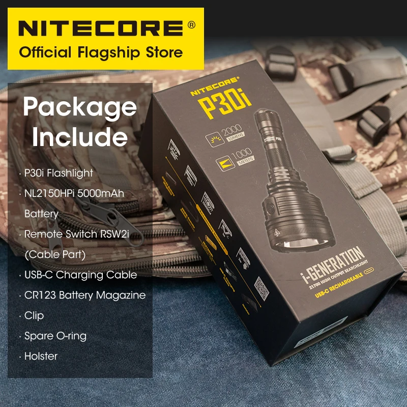 Перезаряжаемый фонарик nitecore p30i - Фотография_6