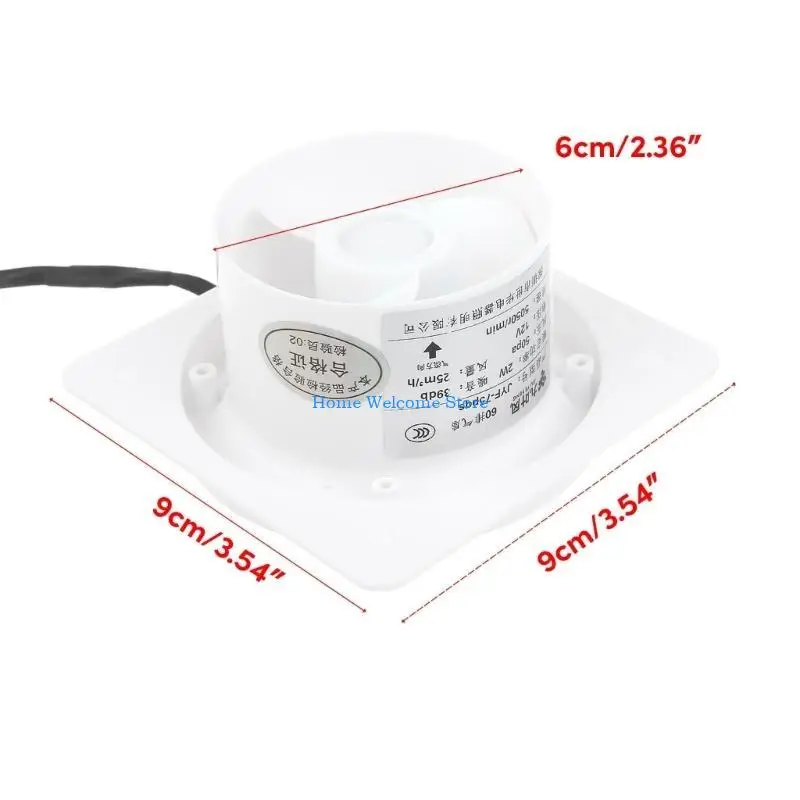 F68e 60 мм вытяжной вентилятор для дома - Фотография_6