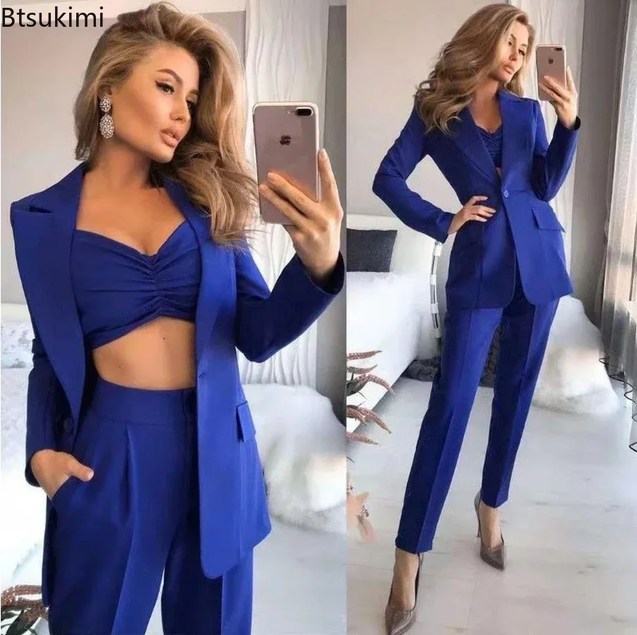Новые женские элегантные офисные костюмы