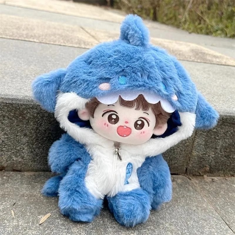 См мини плюшевая кукла одежда акула - Фотография_6