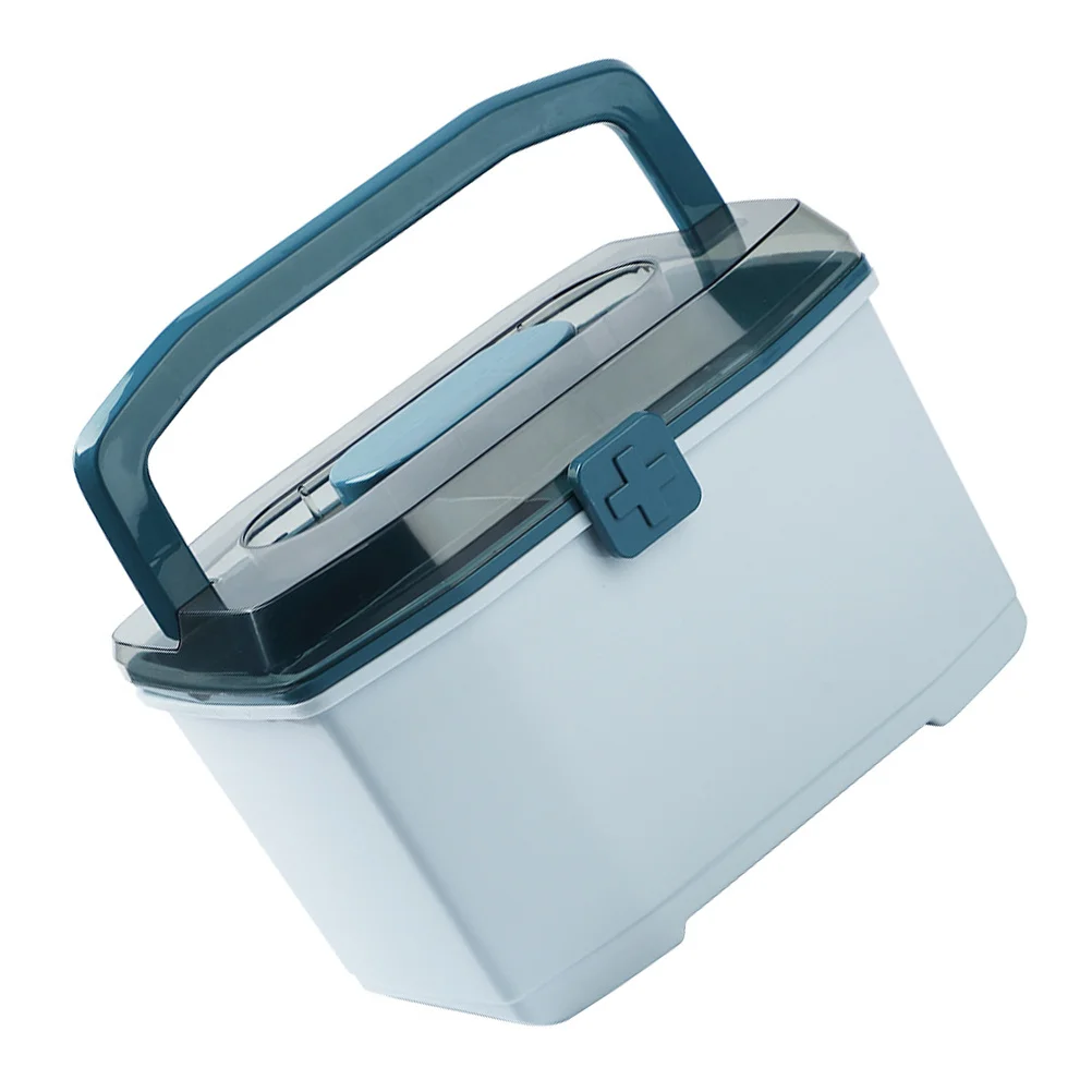 Портативная прозрачная пластиковая аптечка