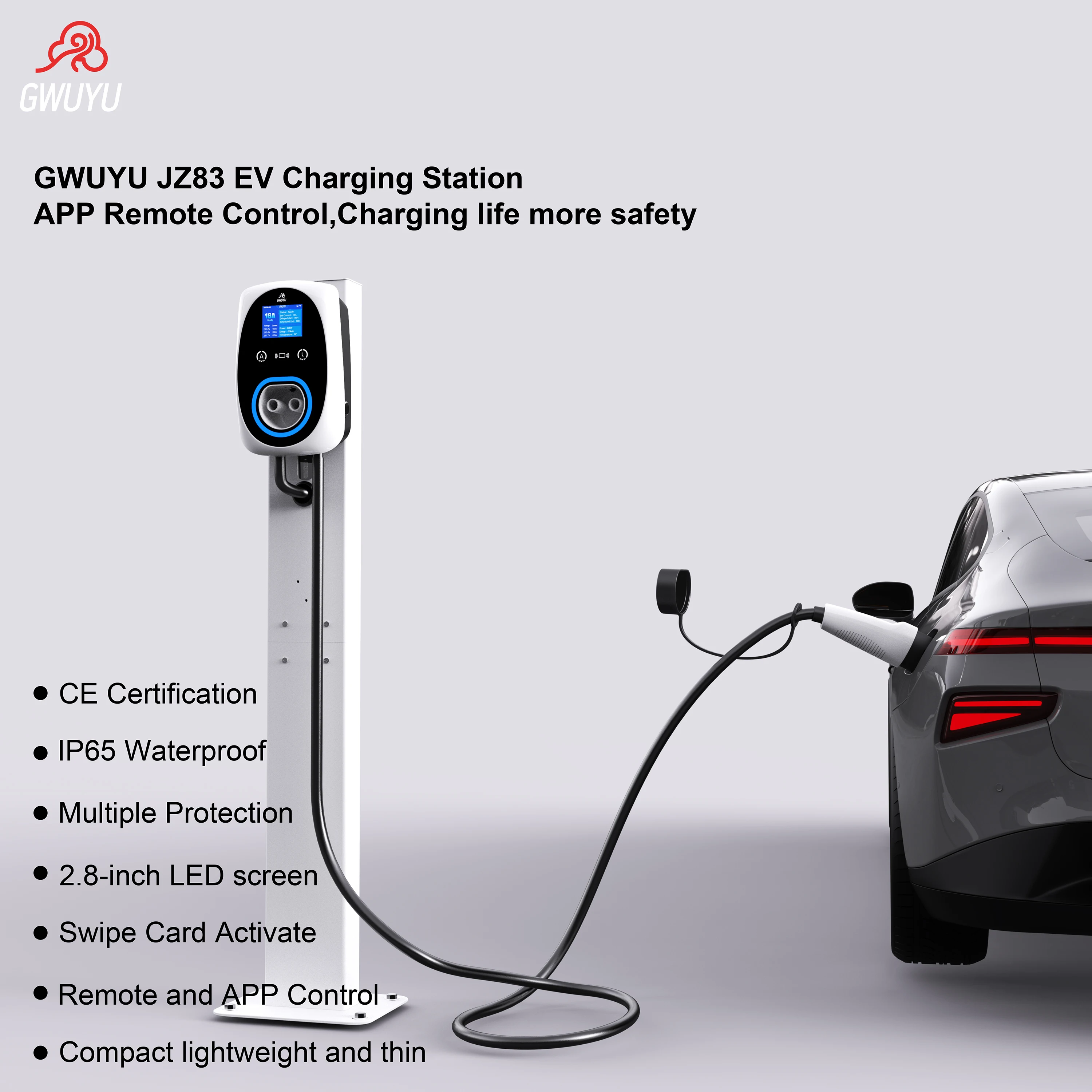 Gwuyu новое зарядное устройство для электромобилей 32a 7 - Фотография_3