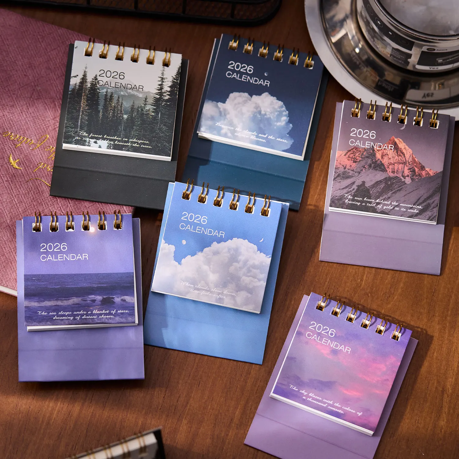 Простой мини-календарь на 2026 год