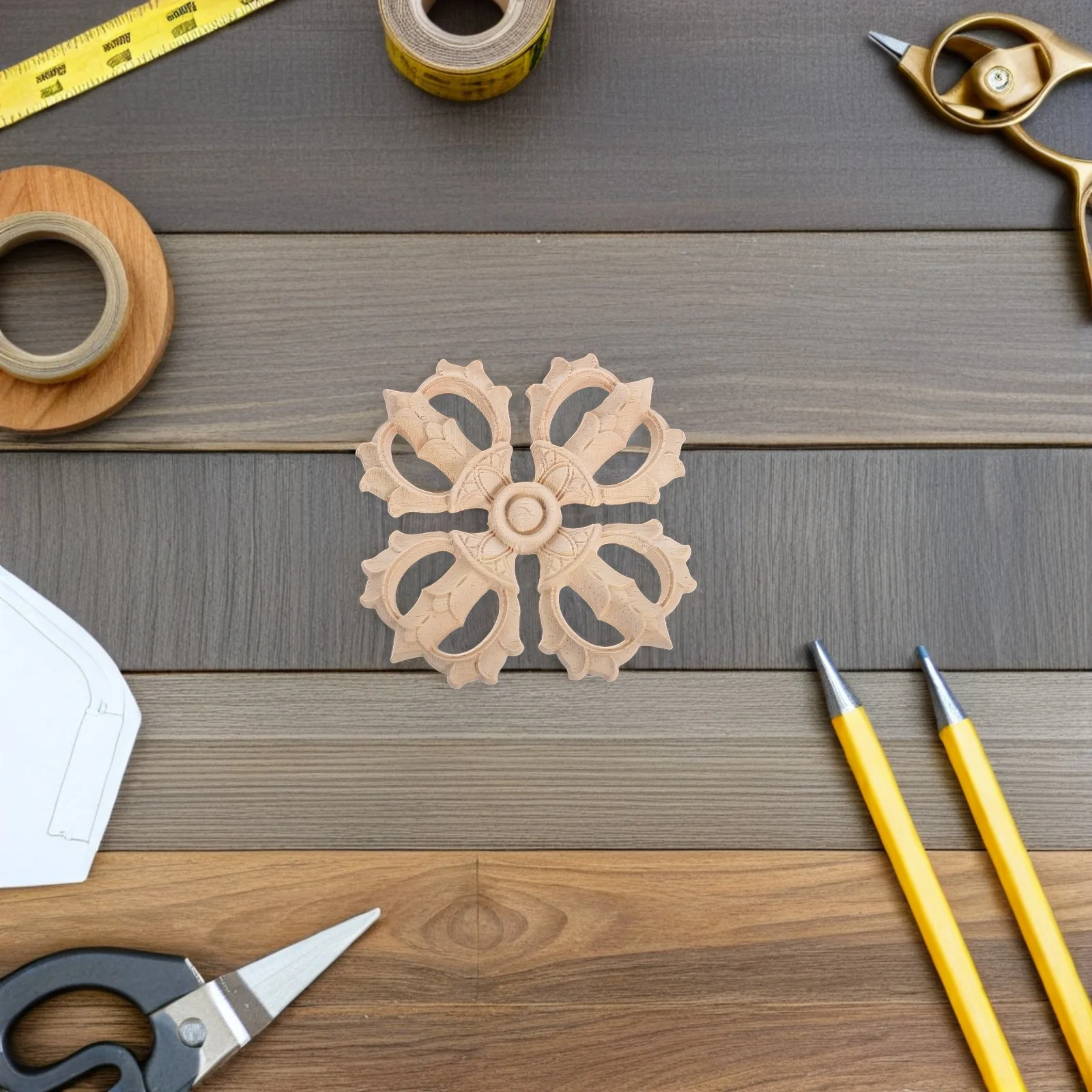 Элегантные деревянные аппликации ручной работы - Фотография_4