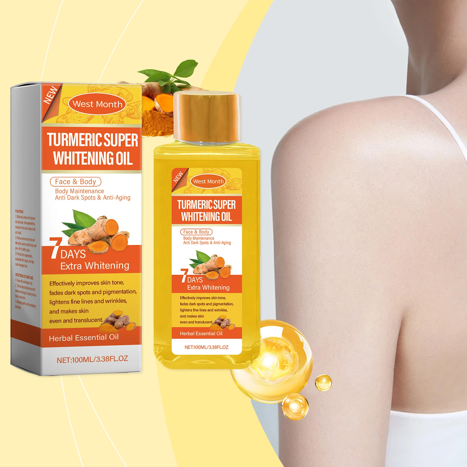 Осветляющее масло с куркумой – - Фотография_4