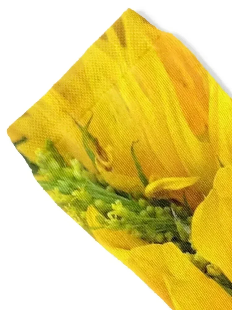 Носки happy yellow sunflowers art photo - Фотография_2