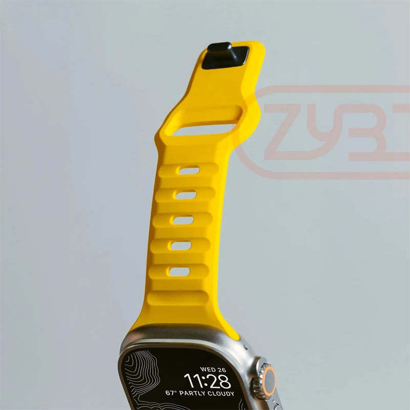 Спортивный ремешок для apple watch ultra 9 8 7 6 se 5 - Фотография_5
