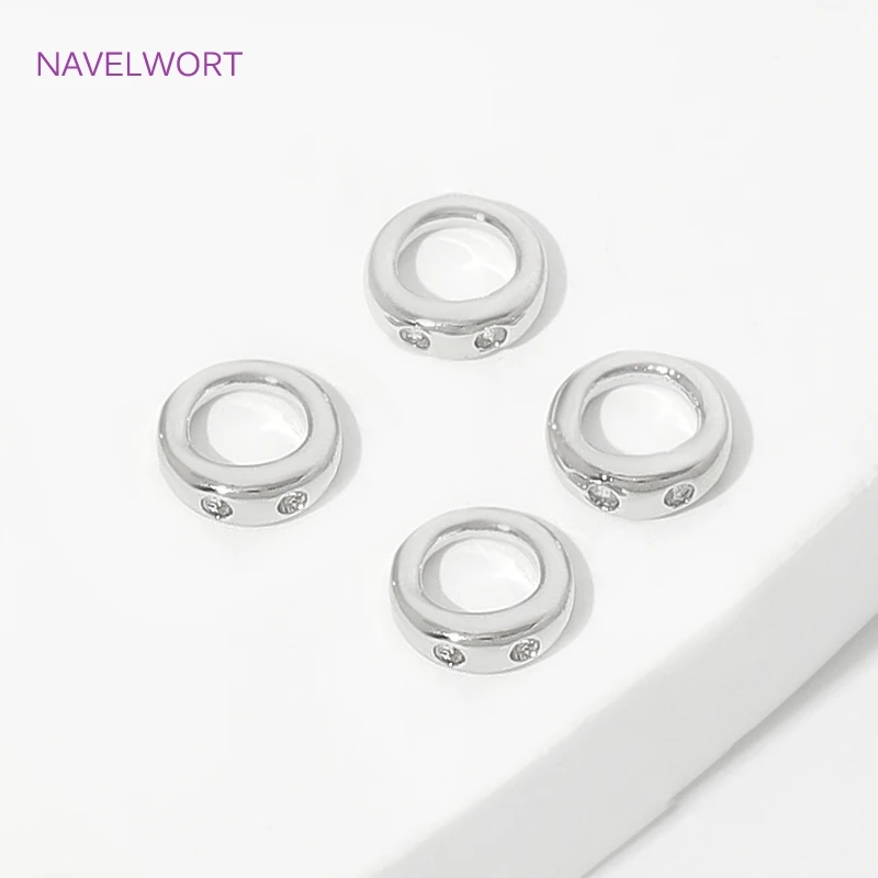 Обжимные заглушки соединительные кольца с покрытием из 18-каратного золота - Фотография_3