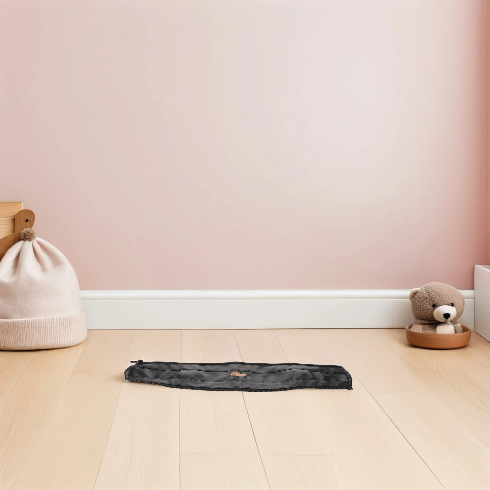 Черный универсальный чехол на руль коляски из искусственной кожи - Фотография_4