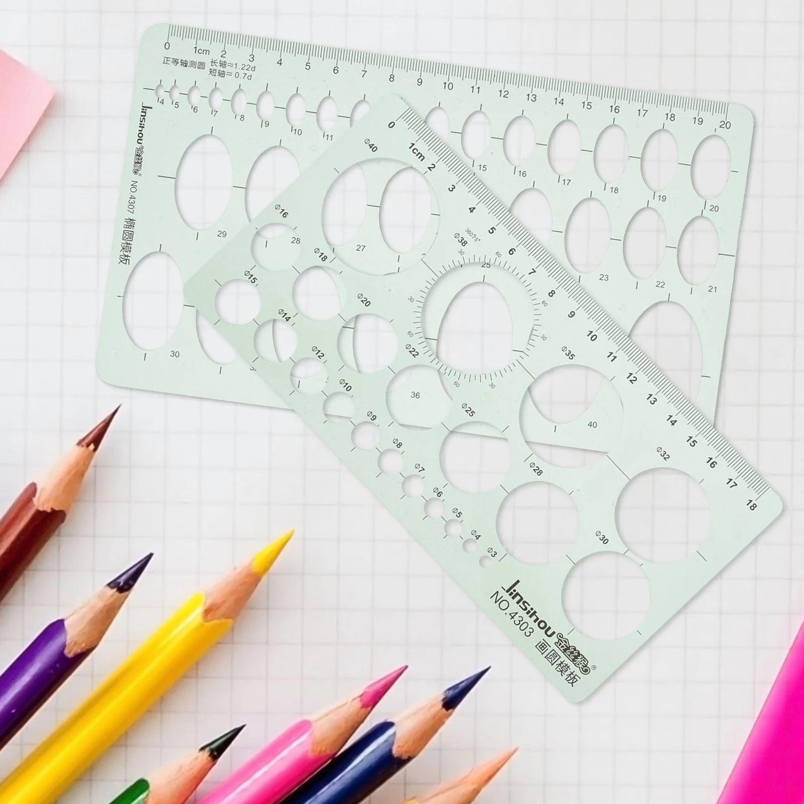 Круглый трафарет