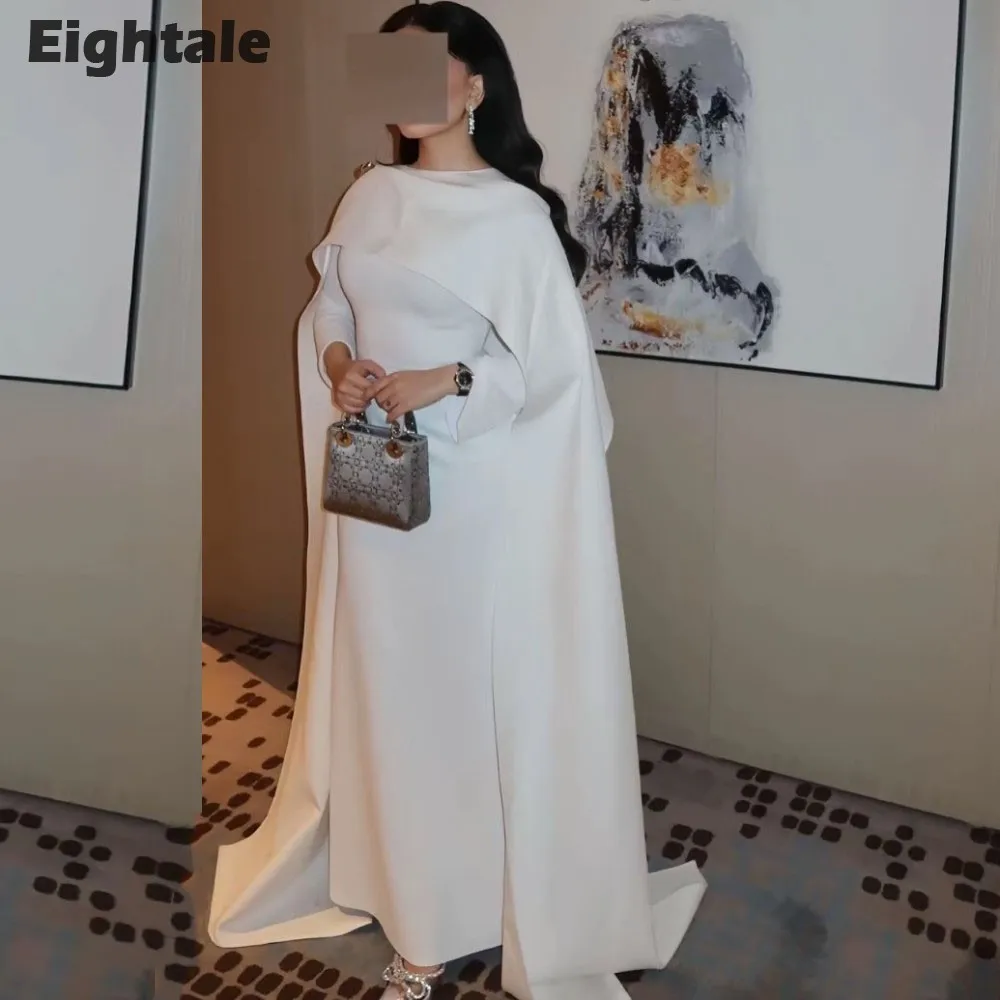 Мусульманское свадебное платье eightale с круглым вырезом