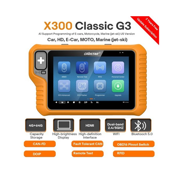 Obdstar x300 classic g3/key master