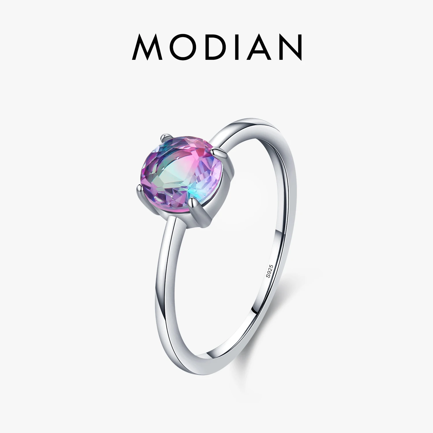 Женское кольцо modian из серебра