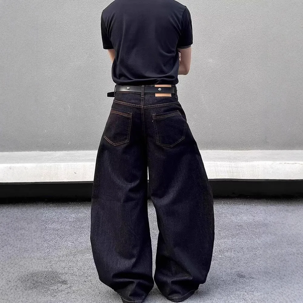 Лето 2022, новые мужские джинсы с карманами y2k - Фотография_4