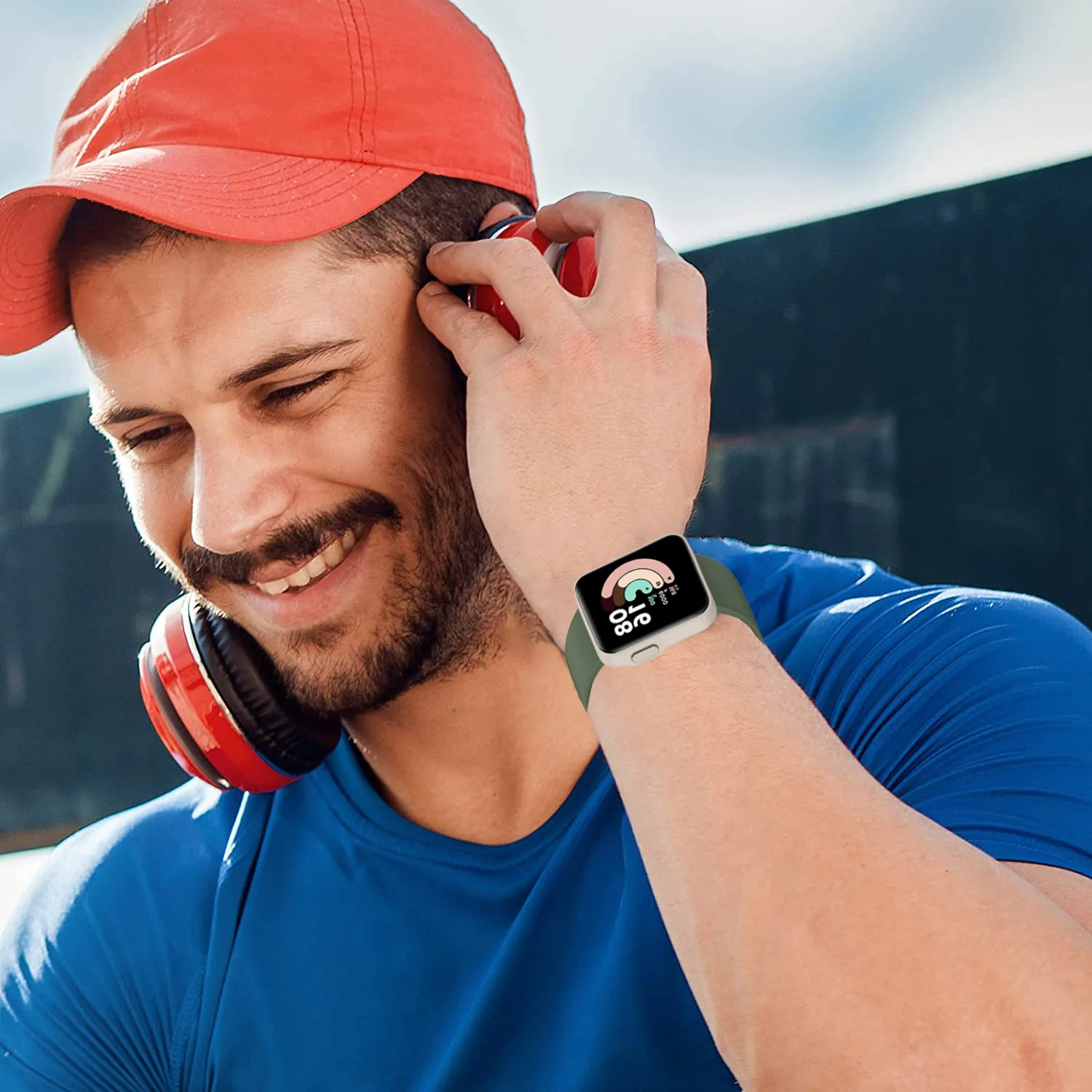 Ремешок силиконовый для xiaomi mi watch lite - Фотография_3