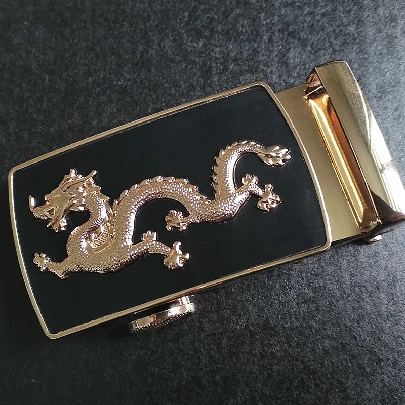 Ремень мужской с автоматической пряжкой из пу кожи - Фотография_5