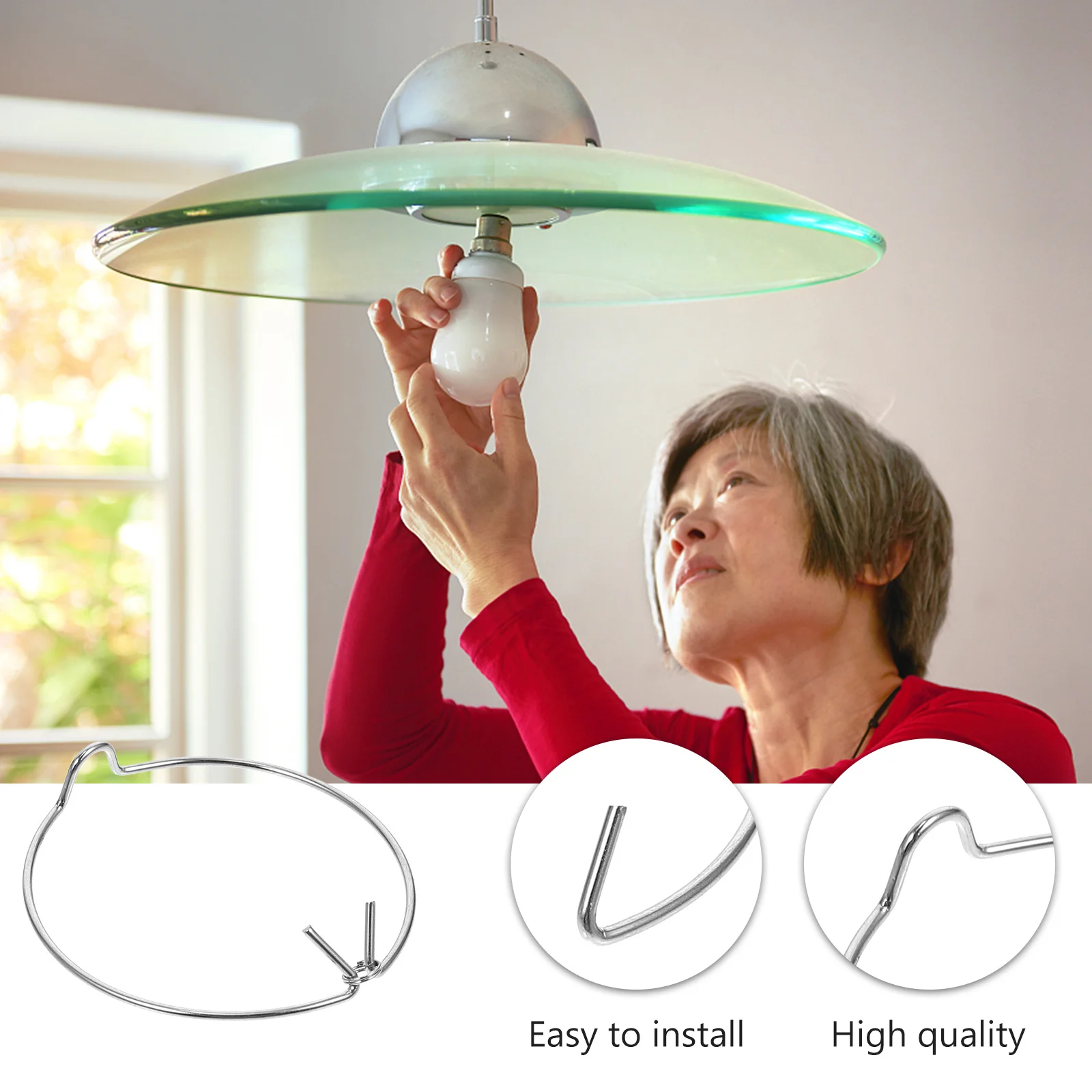 Стопорные пружинные зажимы для потолочного светильника - Фотография_2